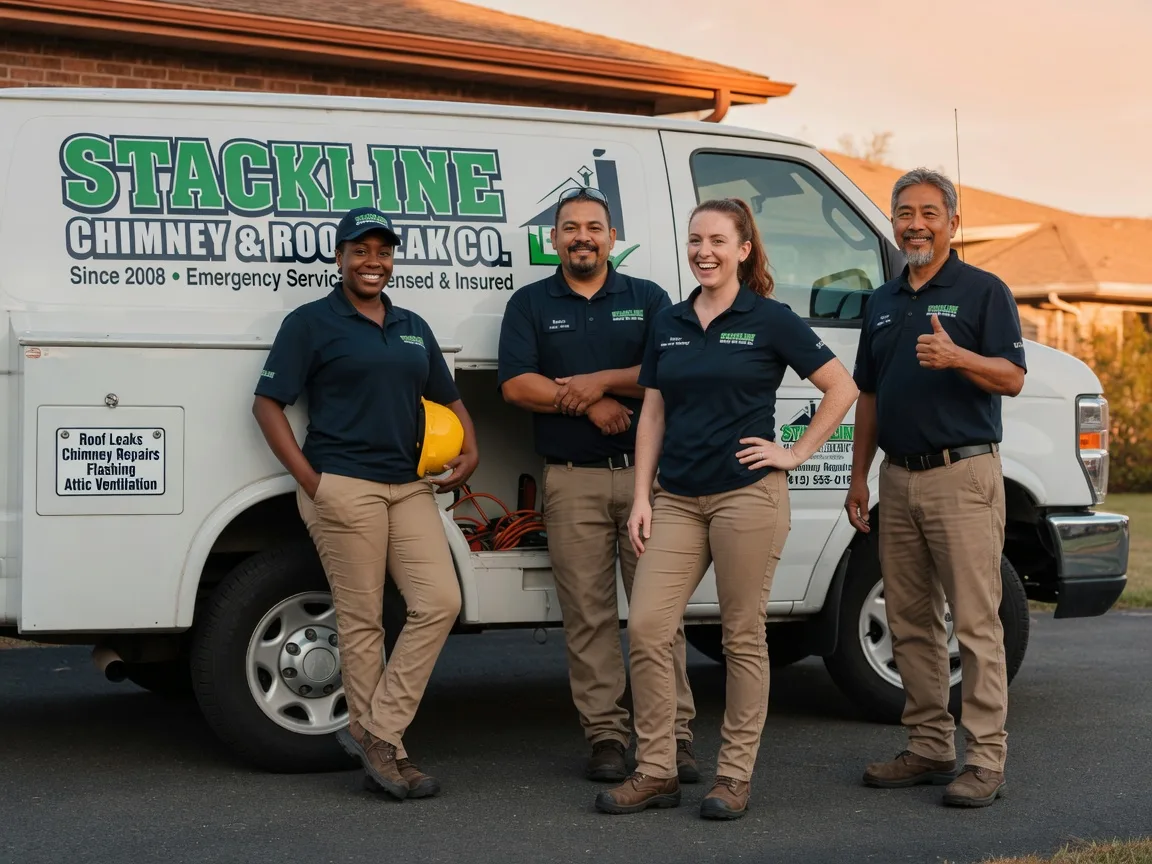 Chimney flashing repair company in Stevensville, VA